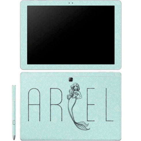 Disney The Little Mermaid Ariel Daydreamer Art Galaxy Book 12in Skin